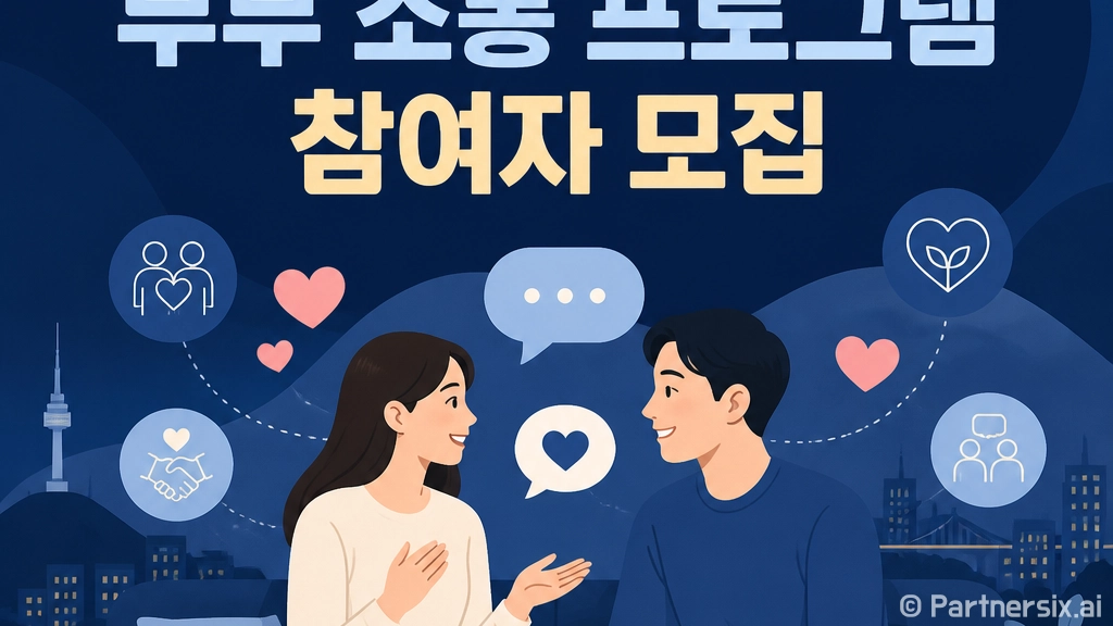 양천구 부부 소통 프로그램 참여자 모집