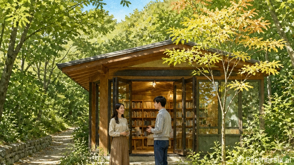 숲속 작은도서관에서 만나는 자연과 책