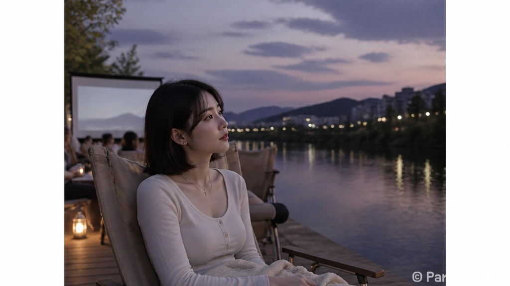 고덕천 야외 영화로 가을밤 감성 충전