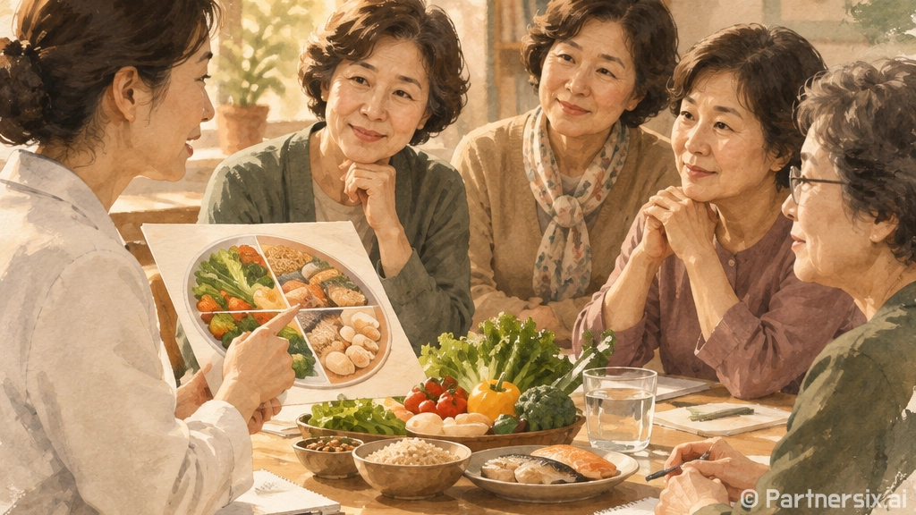 5060 중년여성 위한 몸 리셋 식사 교육