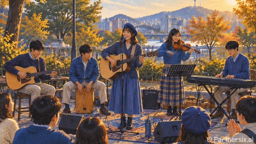 가을 감성 물씬, …