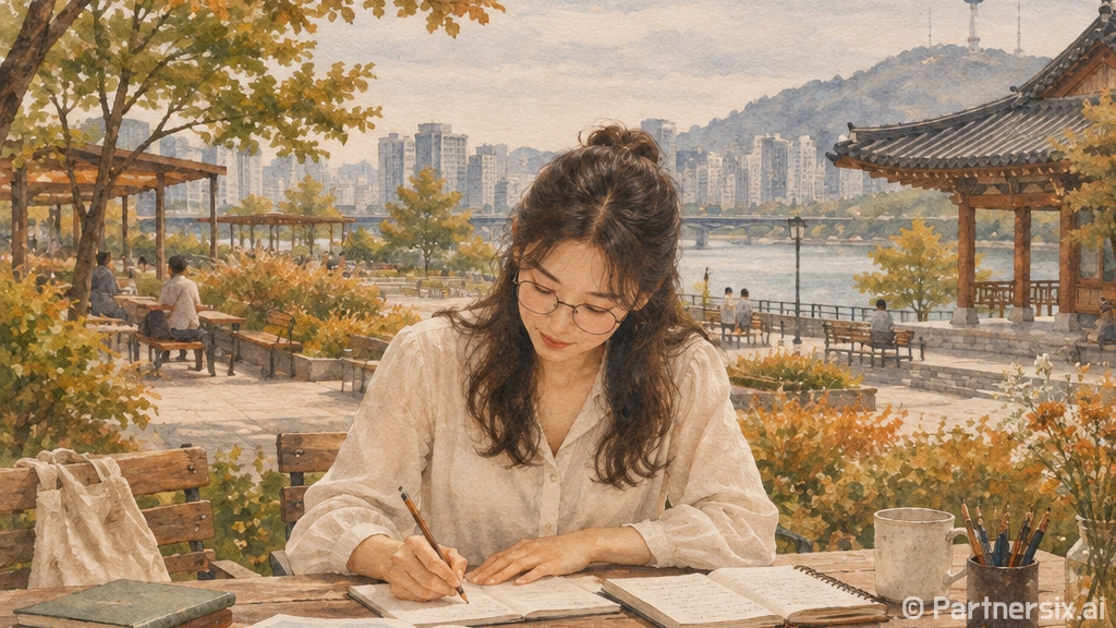 고덕평생학습관 필사공감, 도심 속 마음 쉼터