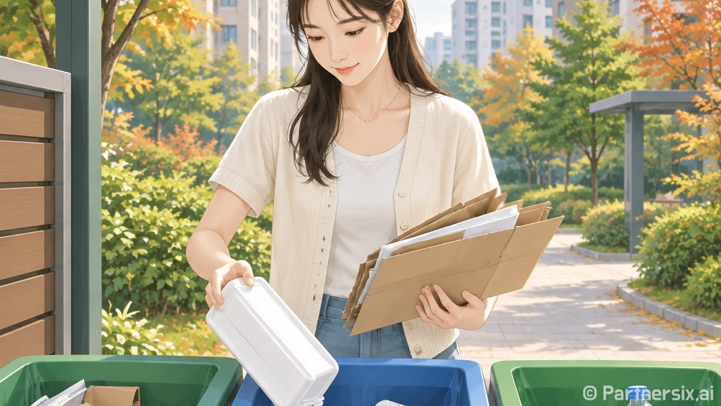 추석맞이 재활용품 분리배출 생활실천 이벤트