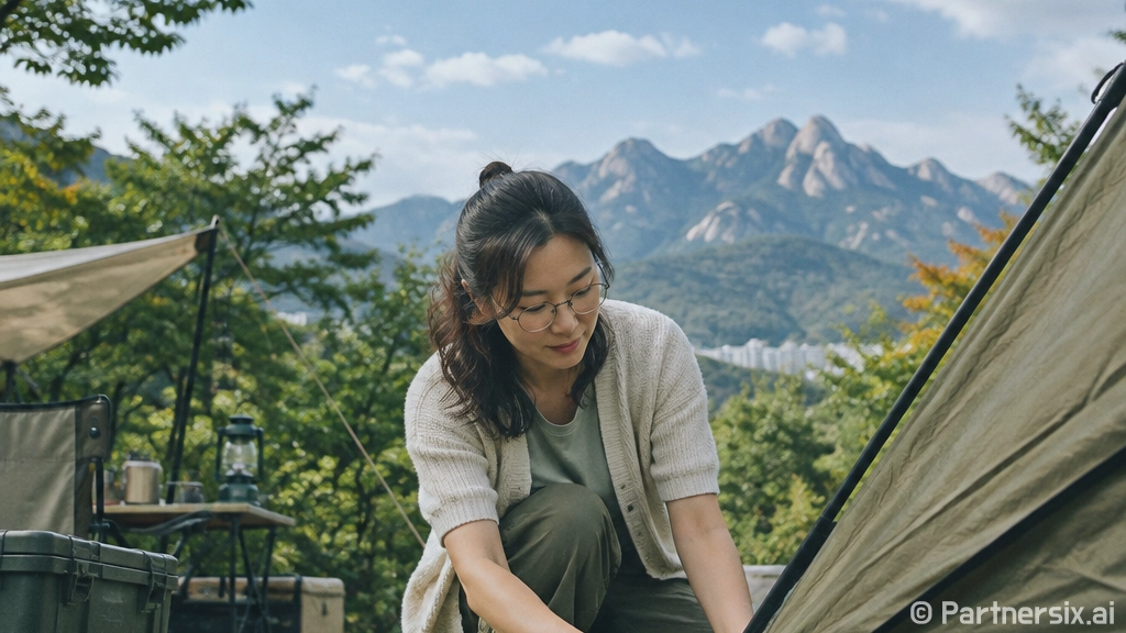 가을 가족캠핑 명소 우이동 가족캠핑장