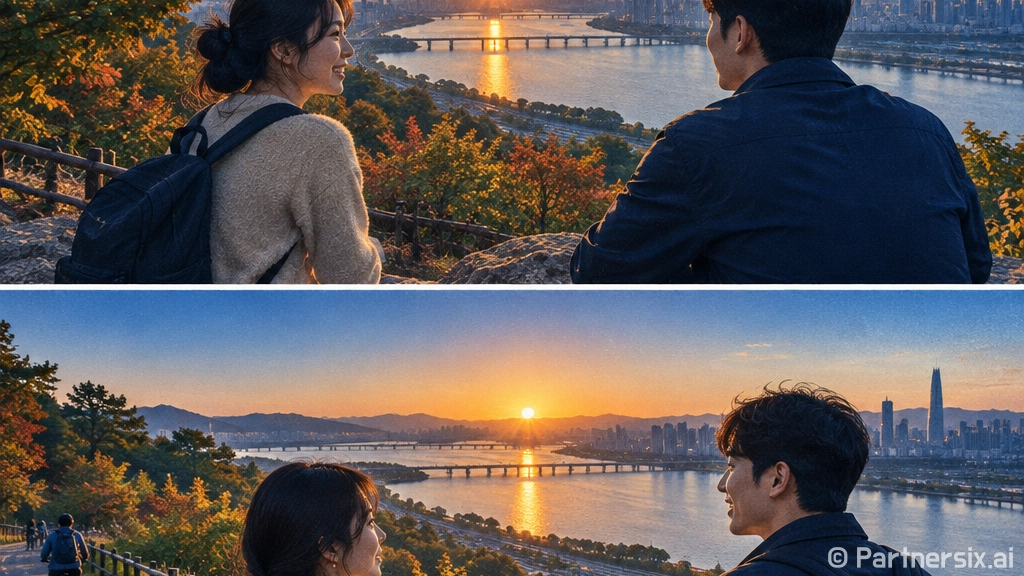 가족과 함께하는 강서구 염창산 일출 명소