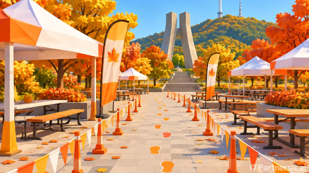 가을바람 속 마포구…