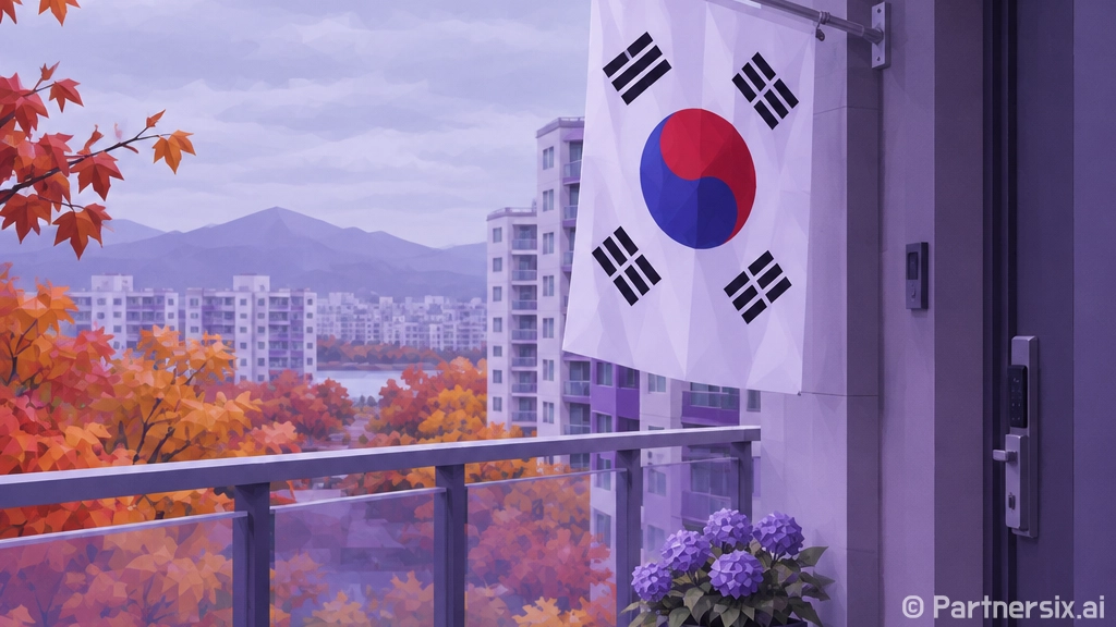 10월 태극기 게양으로 나라사랑 실천