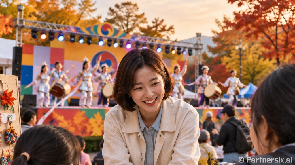 가을빛 가득한 강일지동 축제 현장