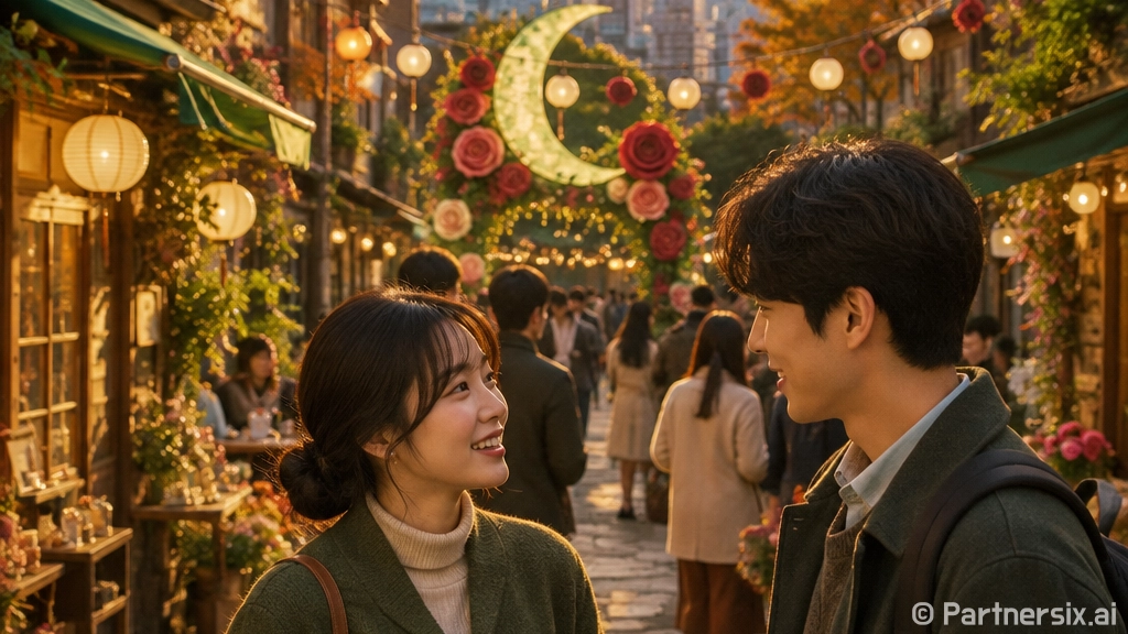 가을밤 빛내는 장미…