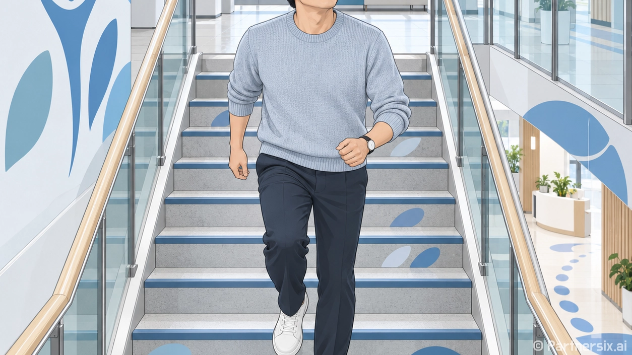 10월 계단 챌린지…