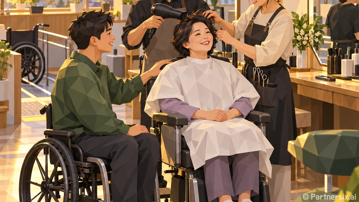 문턱 낮춘 장애인 친화미용실