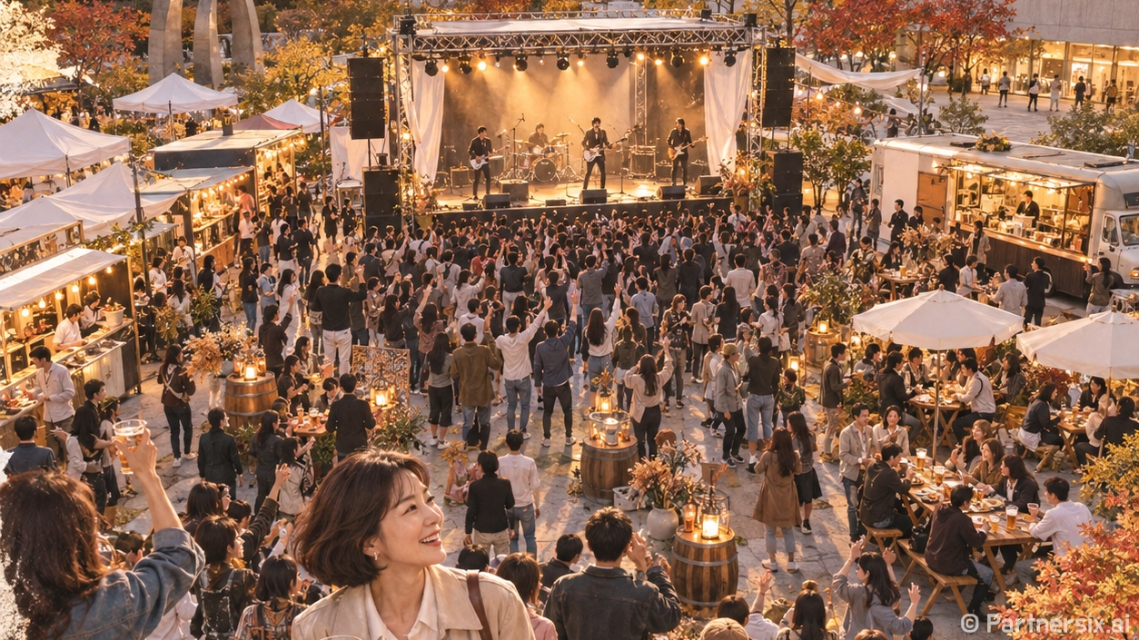 구로G밸리 퇴근길 락 축제 현장