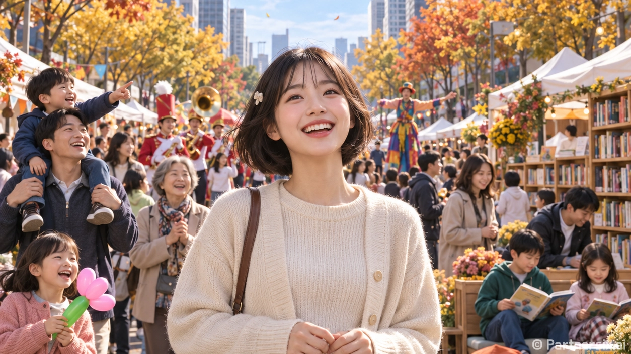 신월로가 축제장이 …