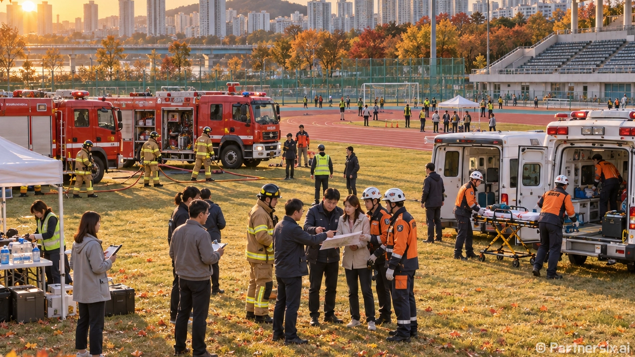 목동 사이렌 훈련입니다