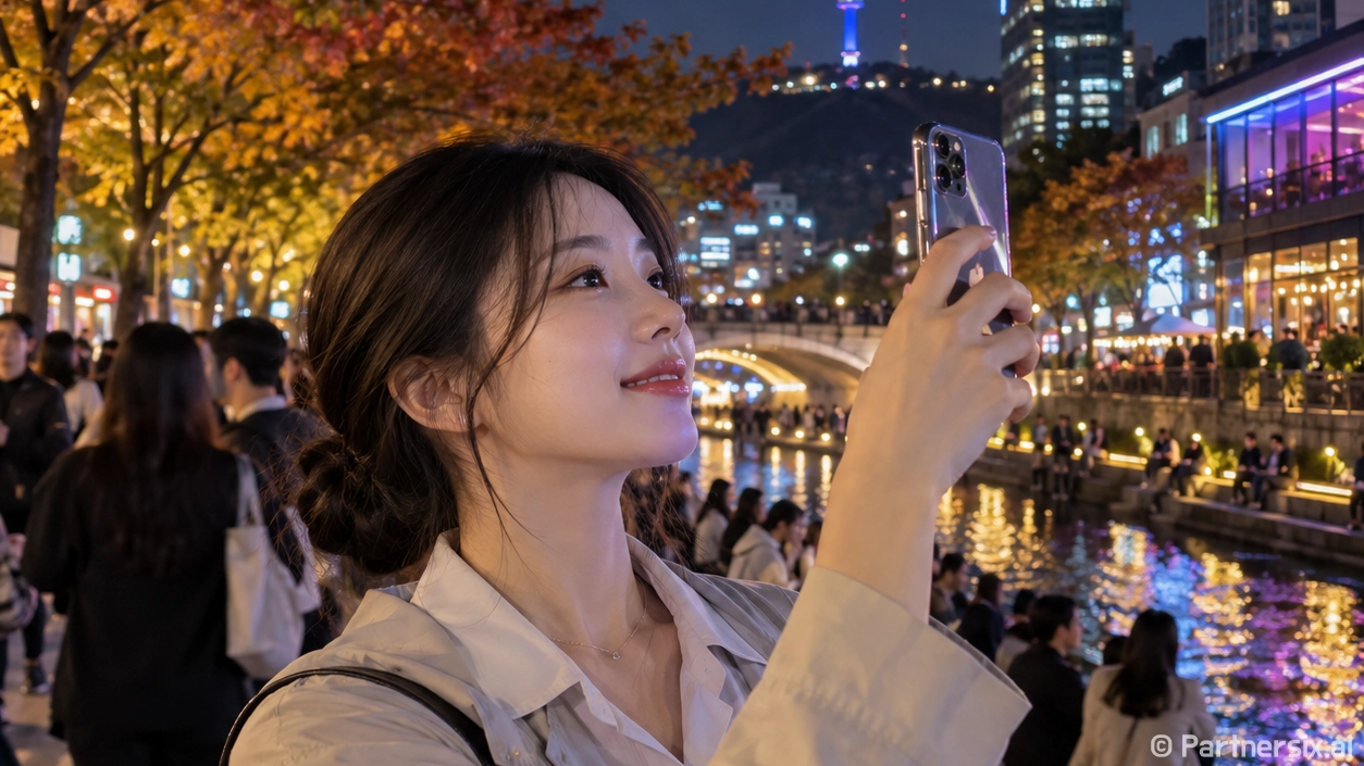 서울의 밤 60초에 담다