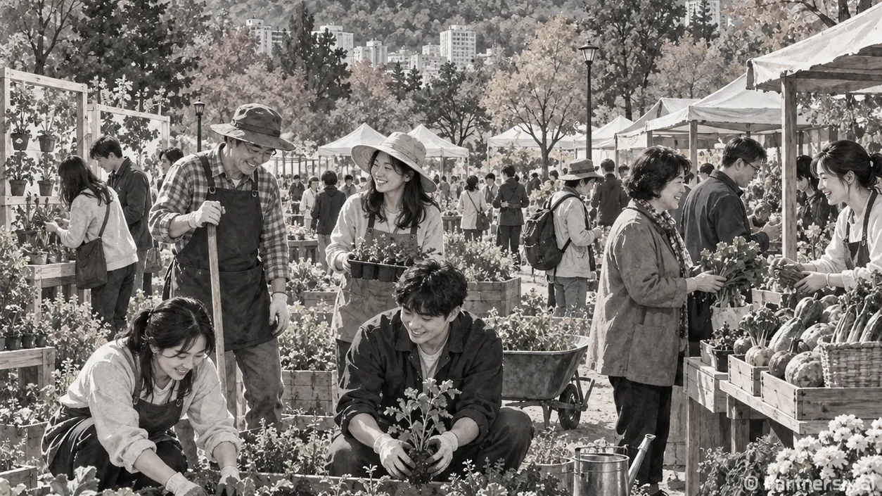 관악 가을정원 활짝
