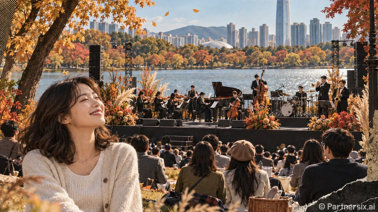 석촌호수 물들이는 …