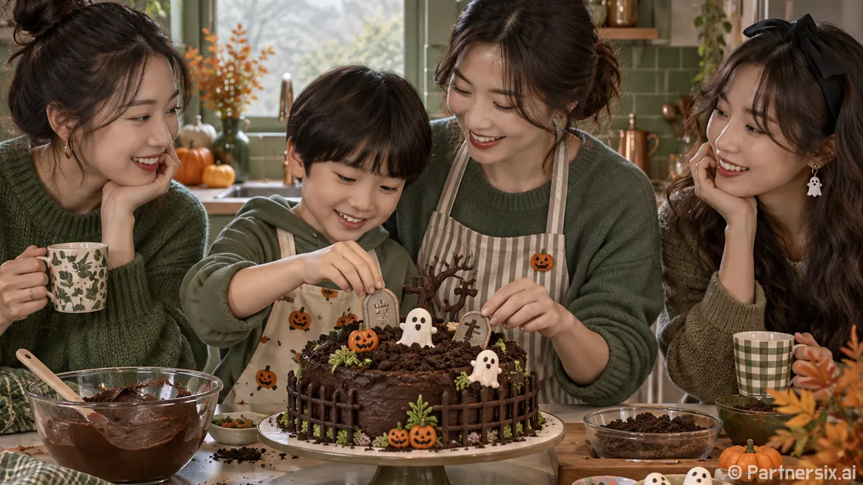할로윈 케이크로 잇…