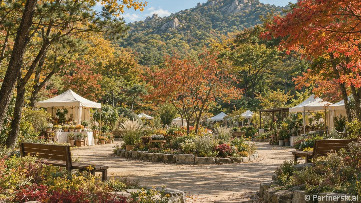 개운산에 가득 핀 가족정원