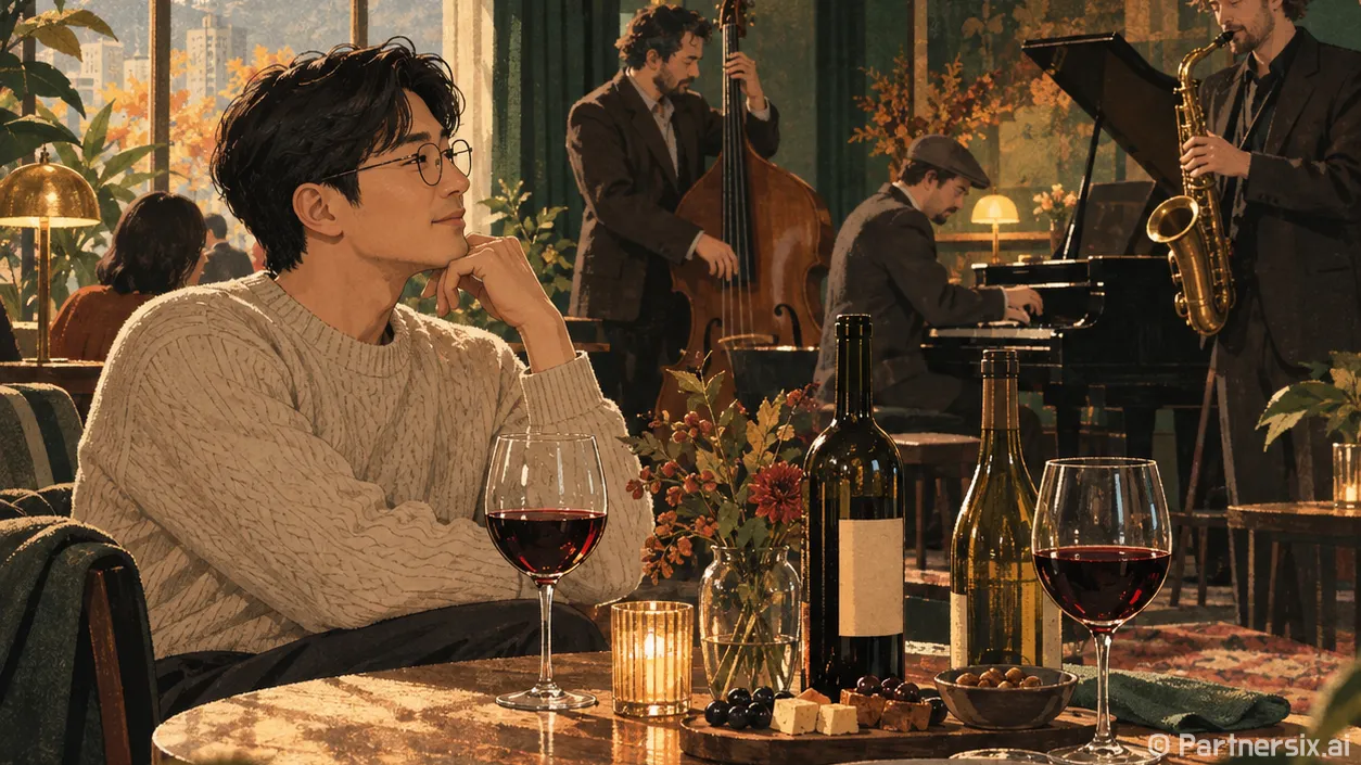 와인과 재즈의 가을밤