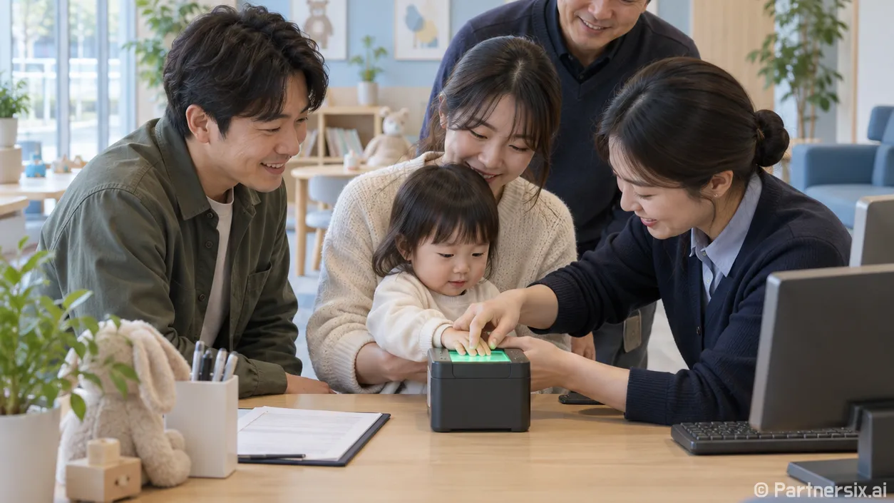 두돌 아이 지문등록…