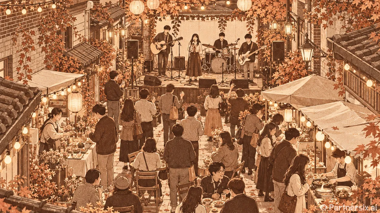 GBC 골목 물드는 가을밤