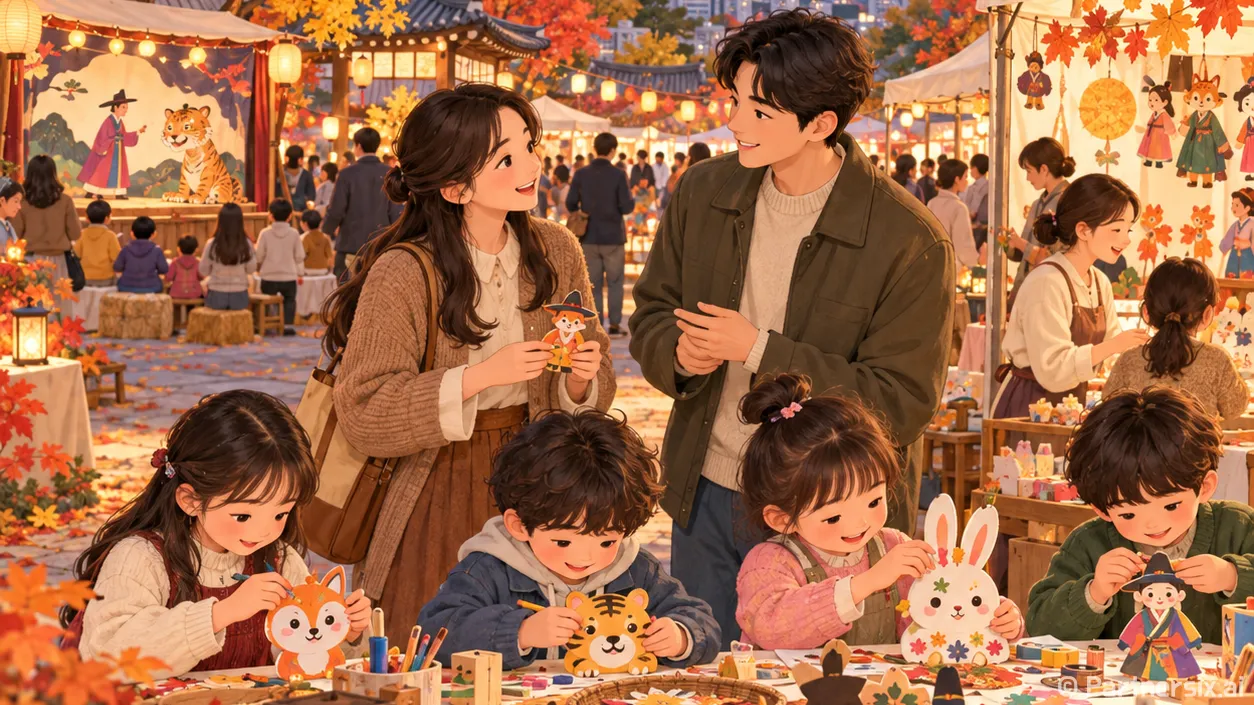 아이 손끝에 피어난…