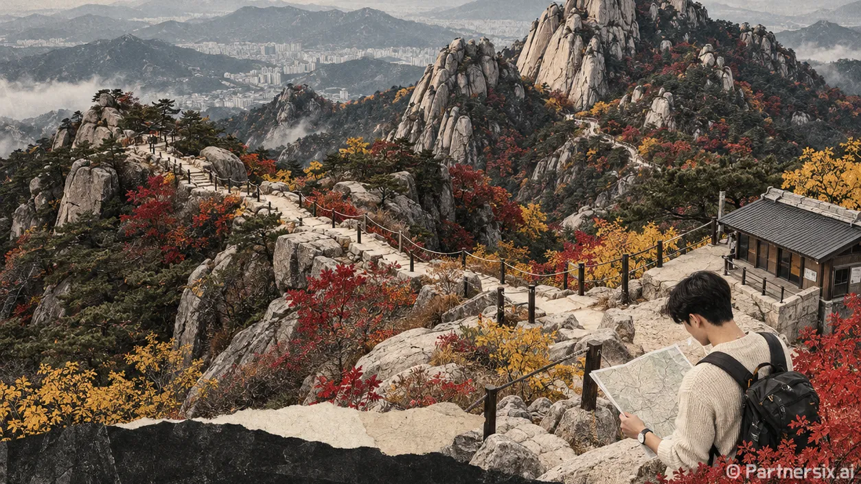 도봉산 세 갈래 길