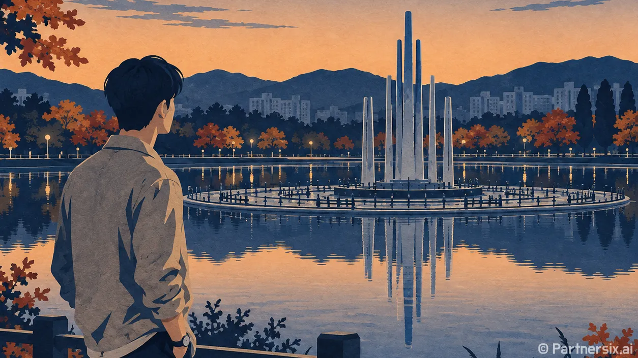 위례 호수공원 음악분수, 저녁의 선율