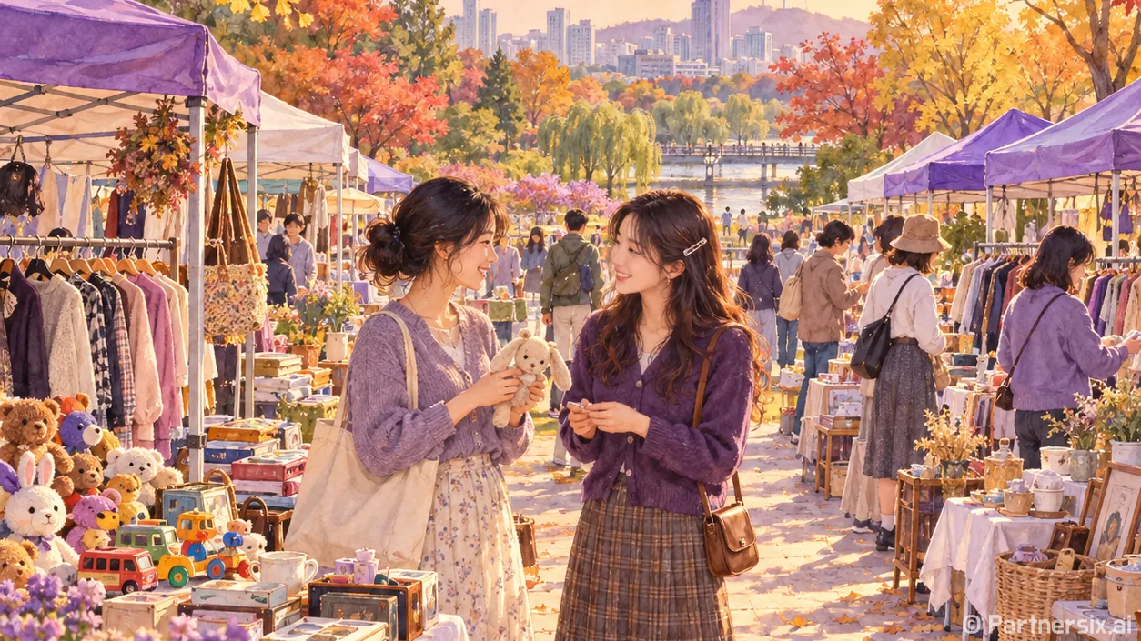 물건이 다시 웃는 장터