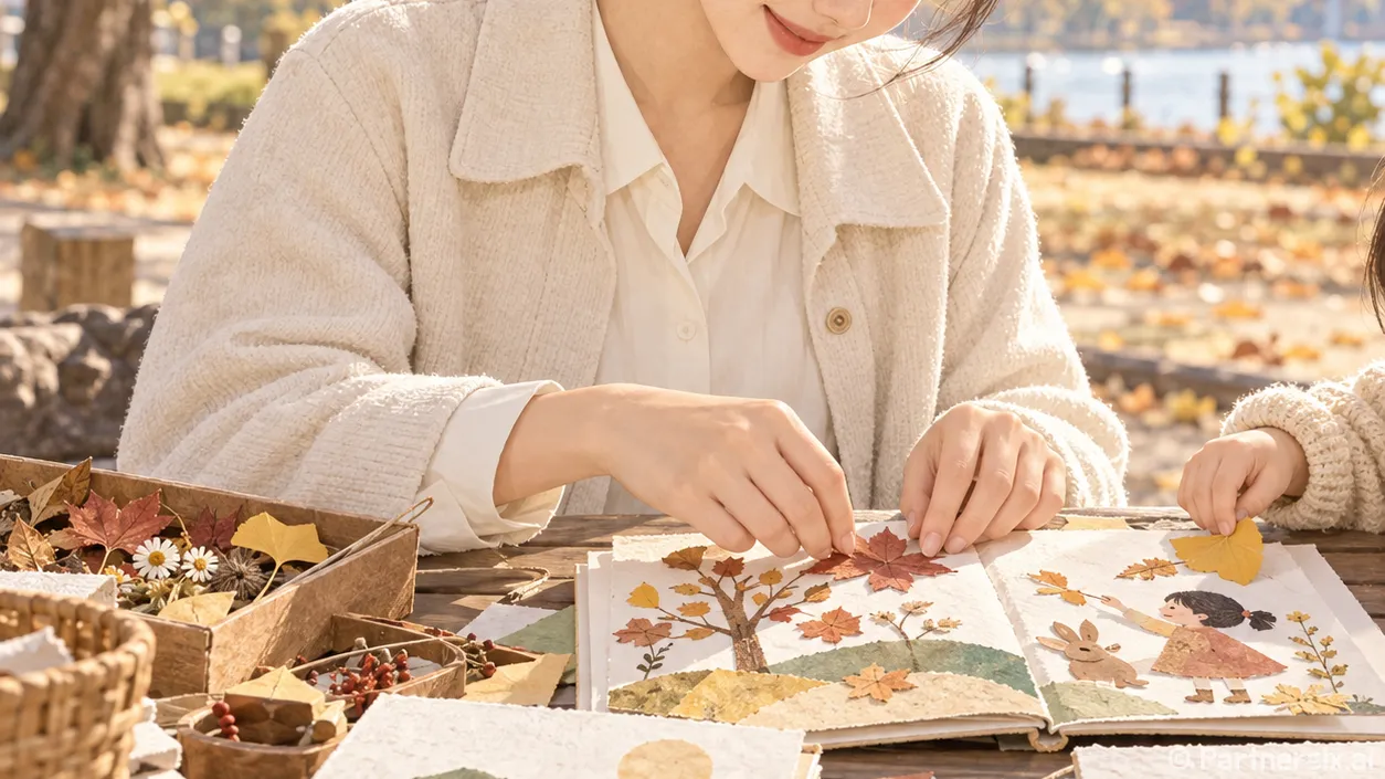 가을 자연 속 가족 북토크 체험