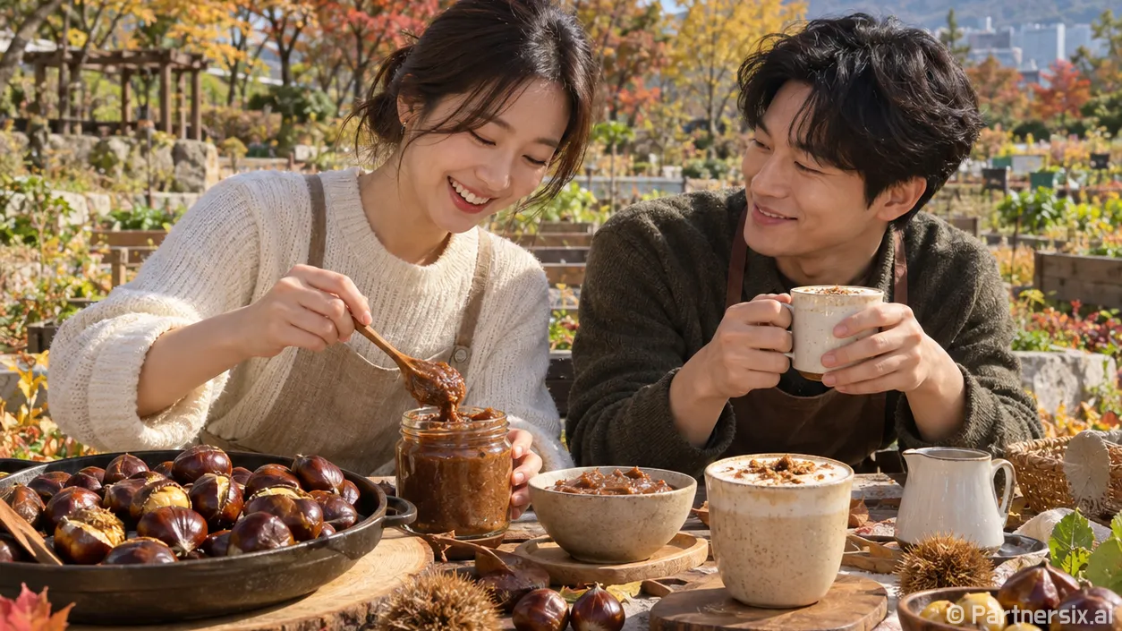 가을밤이 잼과 라떼로