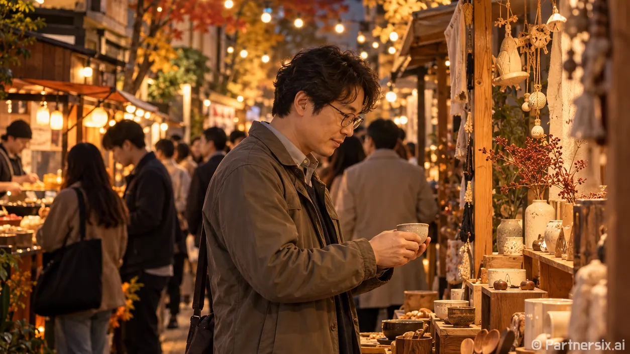 연남 골목 야장 가을밤