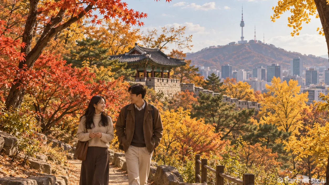 단풍 절정 남산 한달소풍