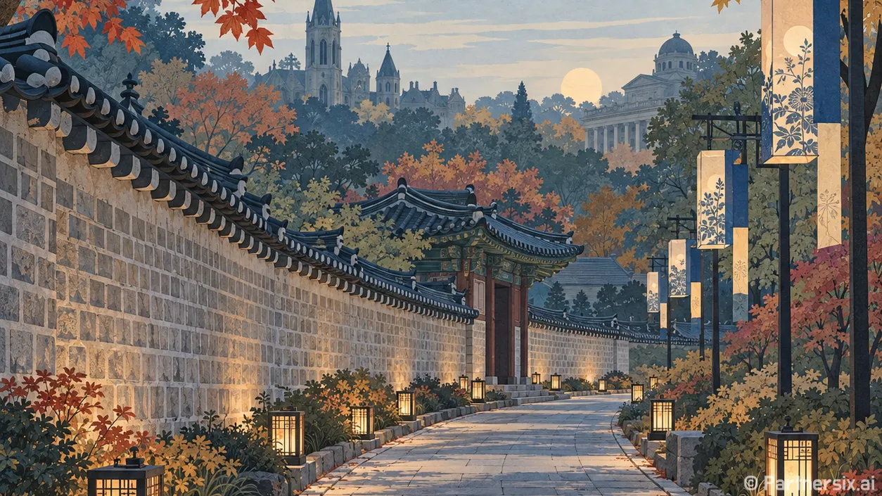 빛으로 걷는 정동야…