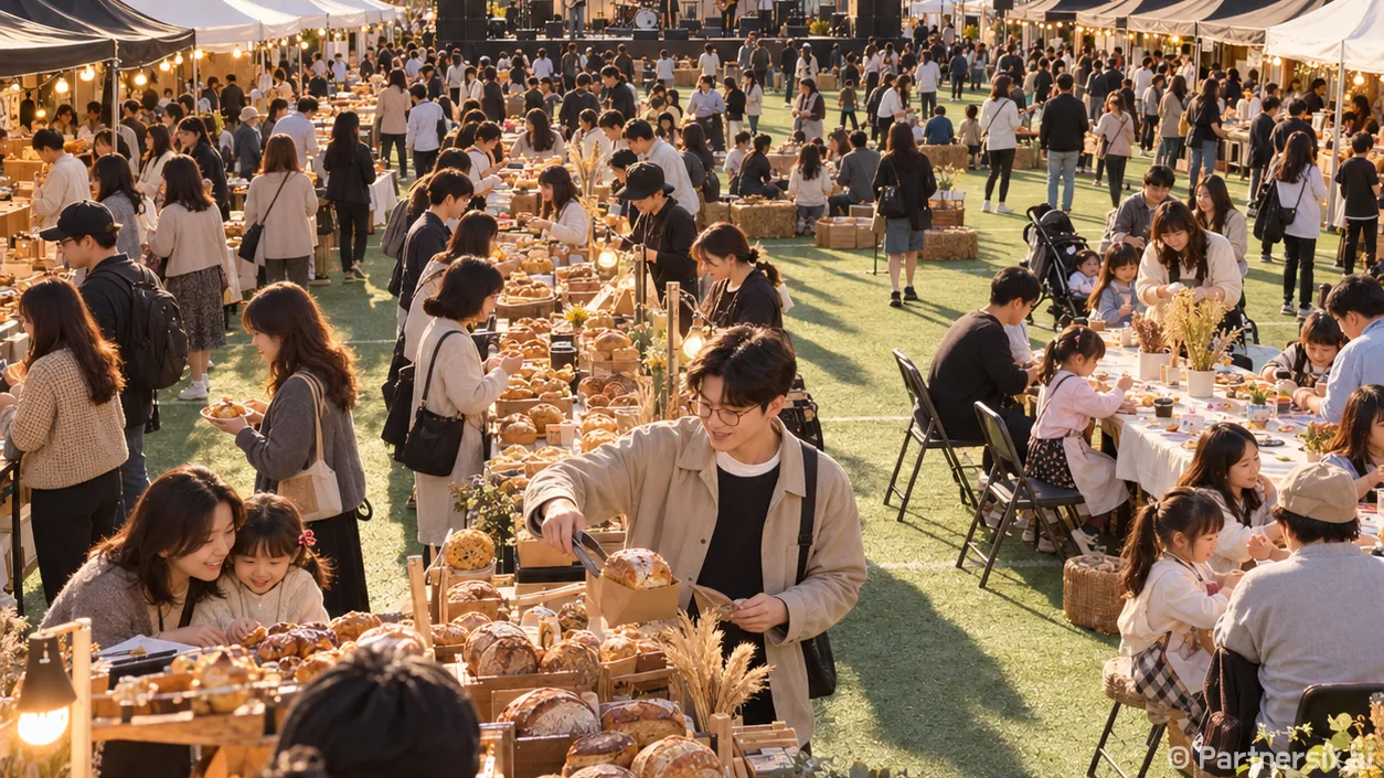 노량진이 빵으로 물든다