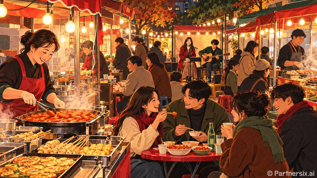 강북의 밤 시장이 깨어난다