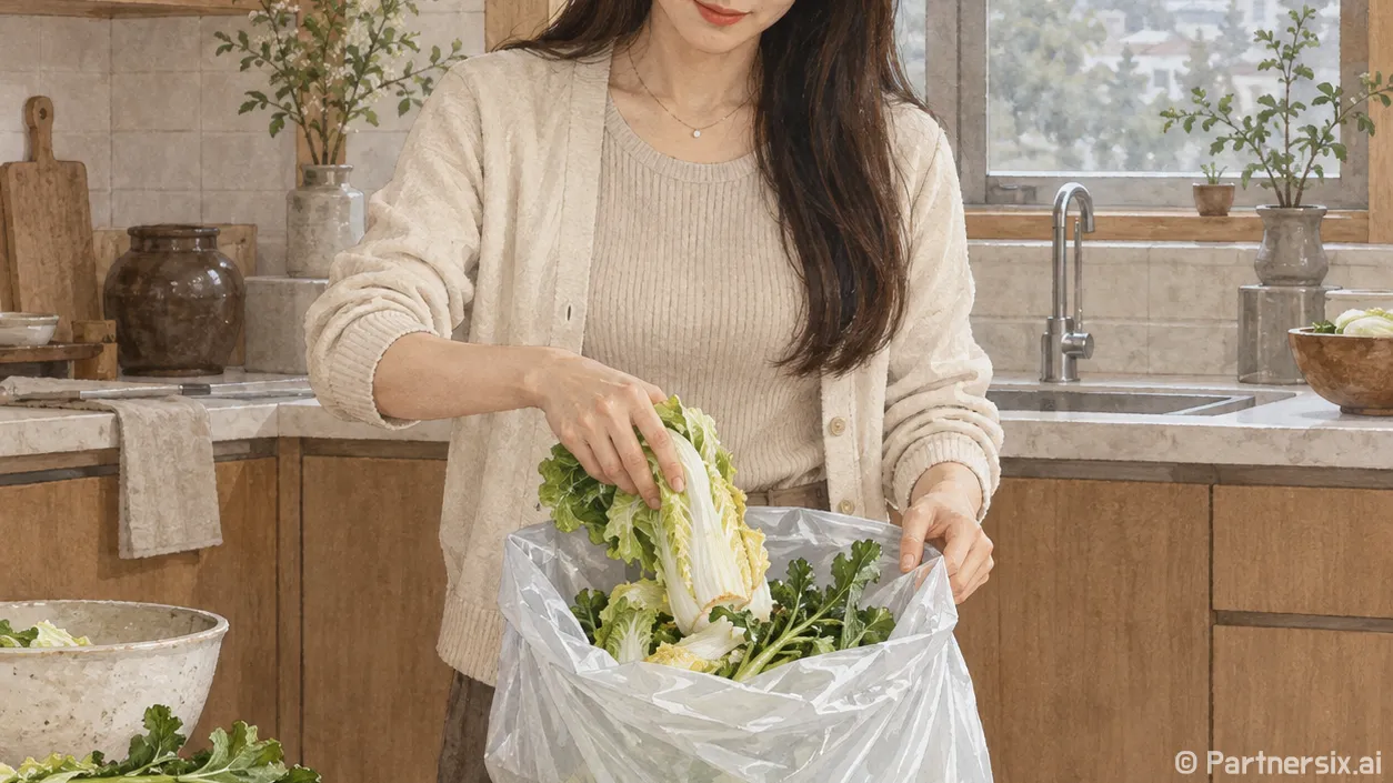 김장쓰레기 배출법 …