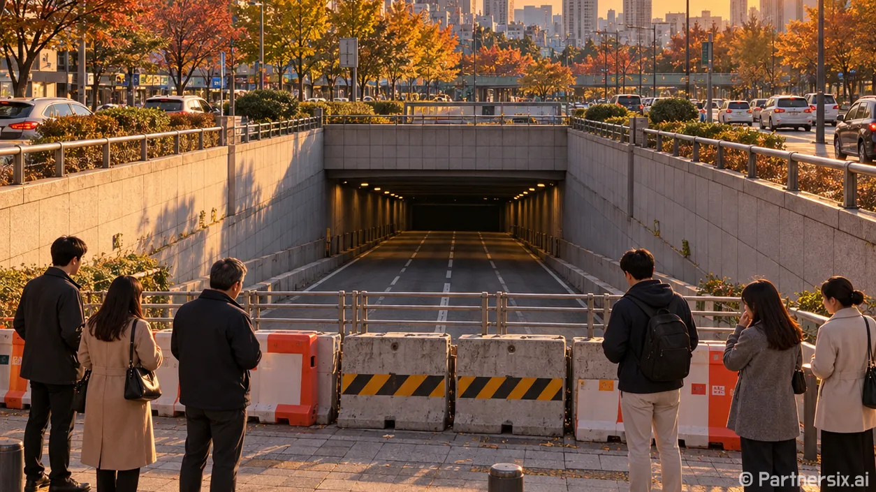 홍익병원사거리 통행…