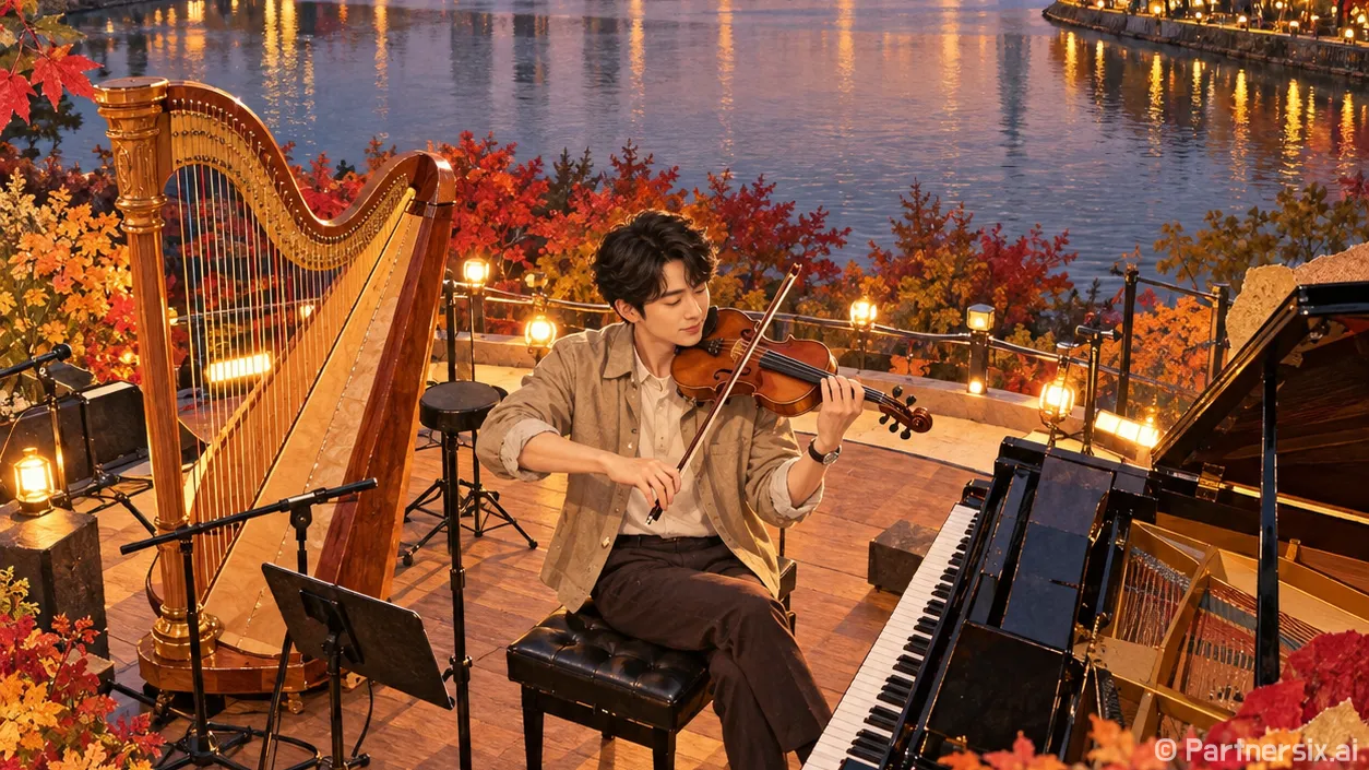 석촌호수 빛의 선율