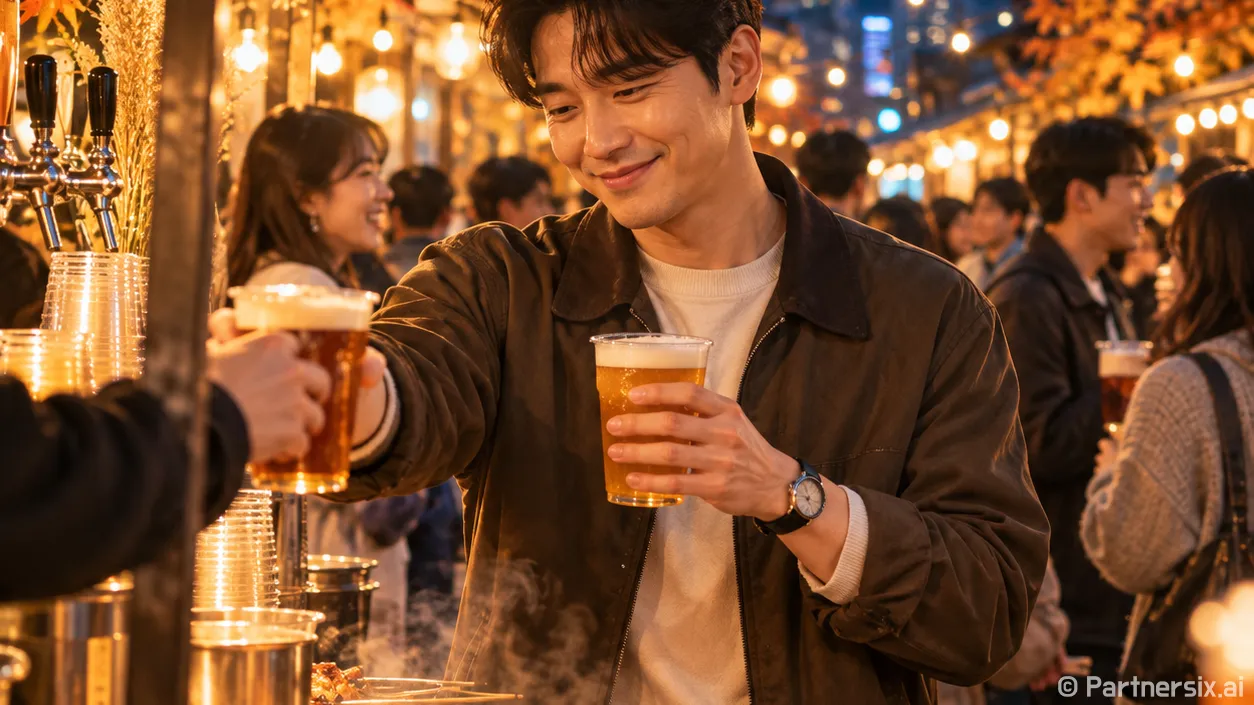뚝섬 골목에 맥주가…