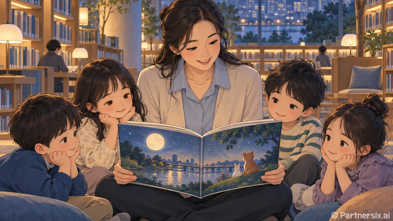 영어 그림책에 빠진 아이들