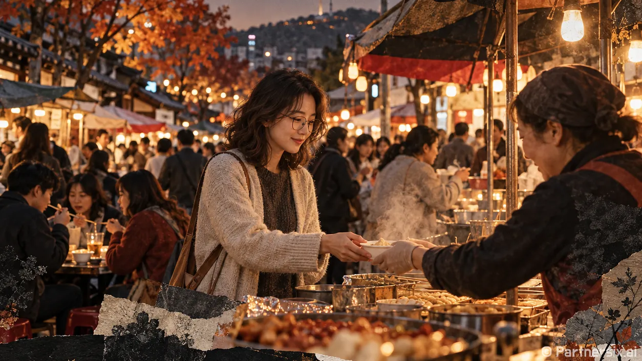 개봉시장 가을밤의 맛