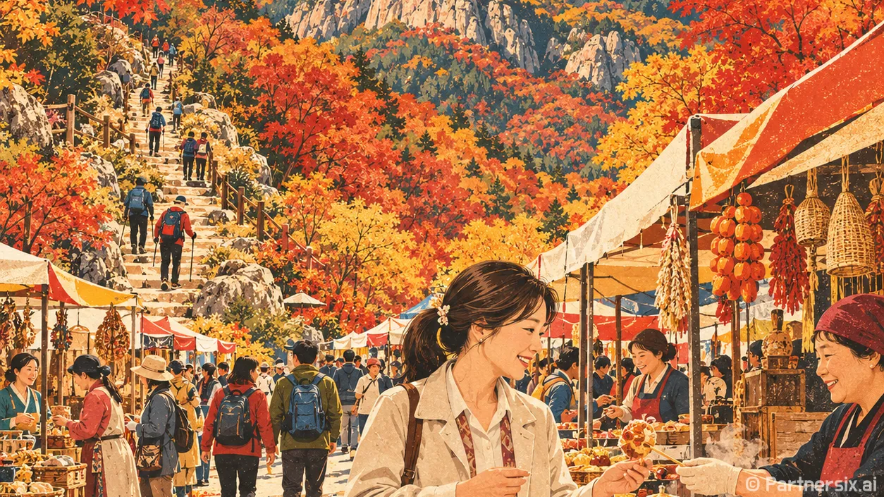 단풍 끝엔 청계로와