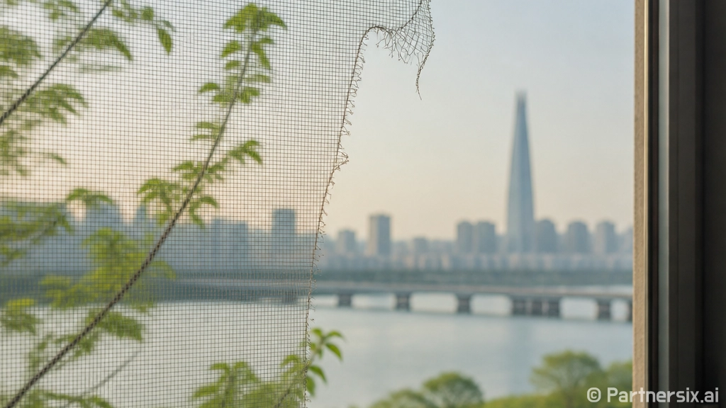 김포방충망교체, 찢…