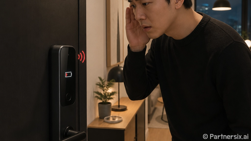 도어락 배터리 교체…