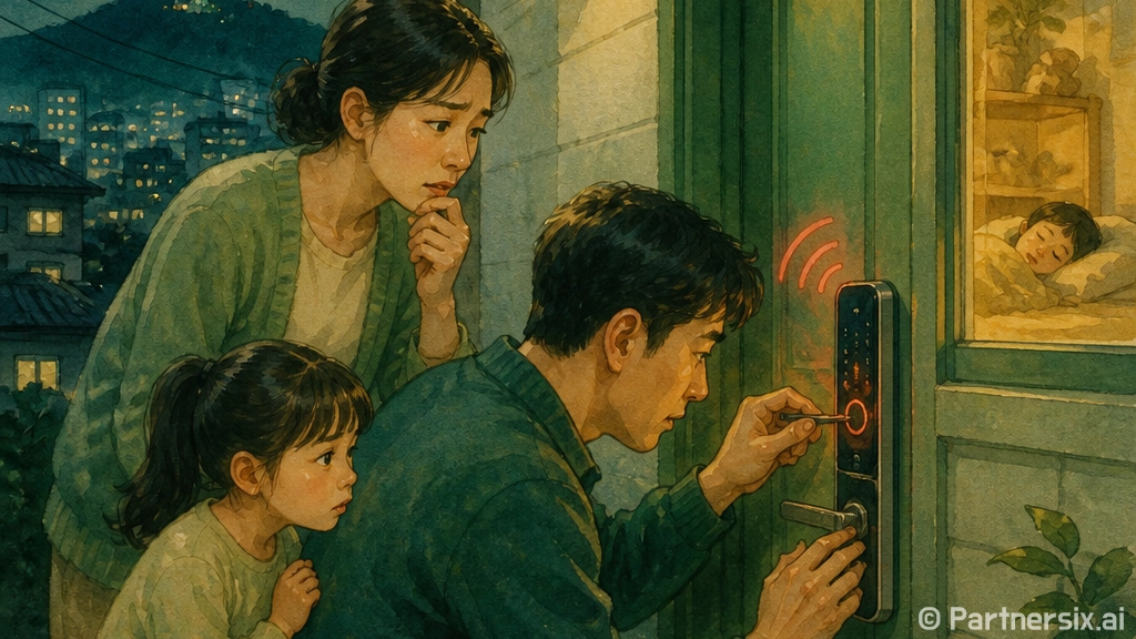 도어락 배터리 교체…