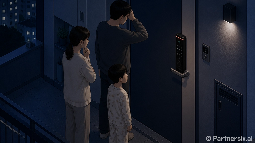 도어락 배터리 교체…