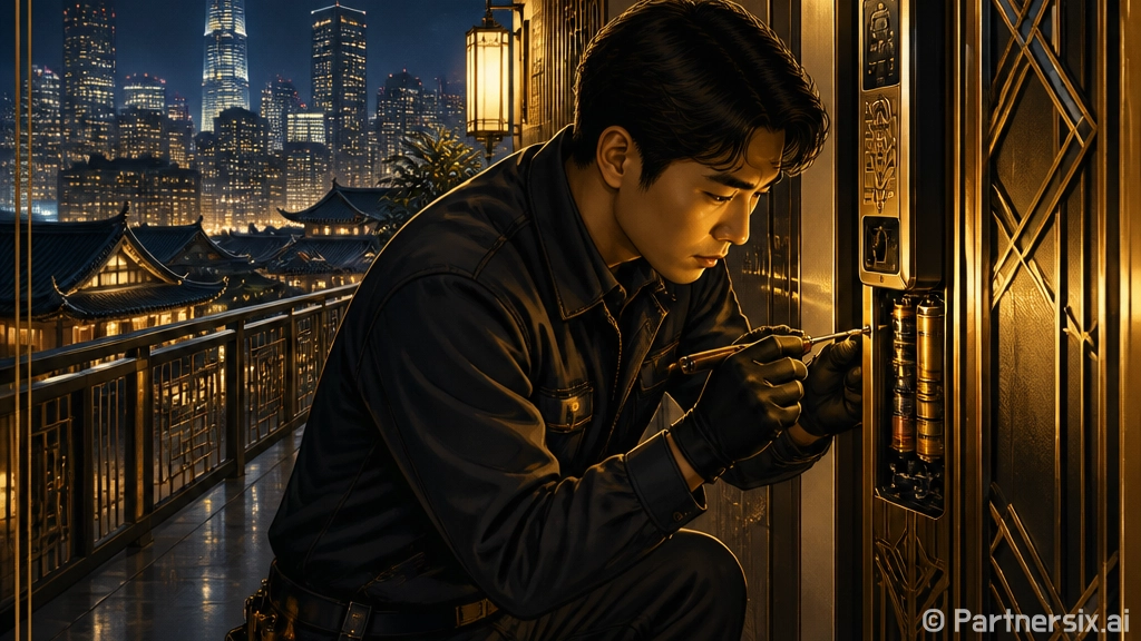 도어락 배터리 교체…