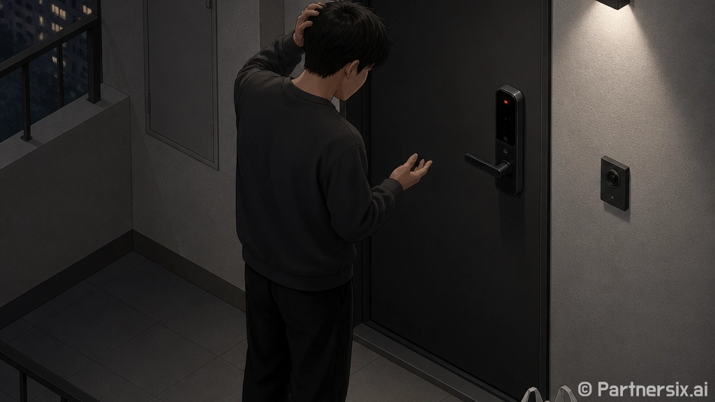 도어락 배터리 교체…